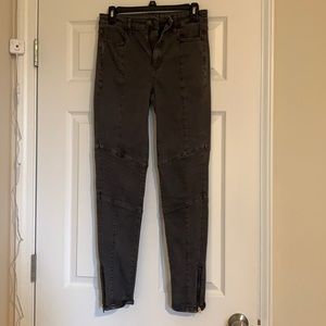 American Eagle, gray skinny jeans